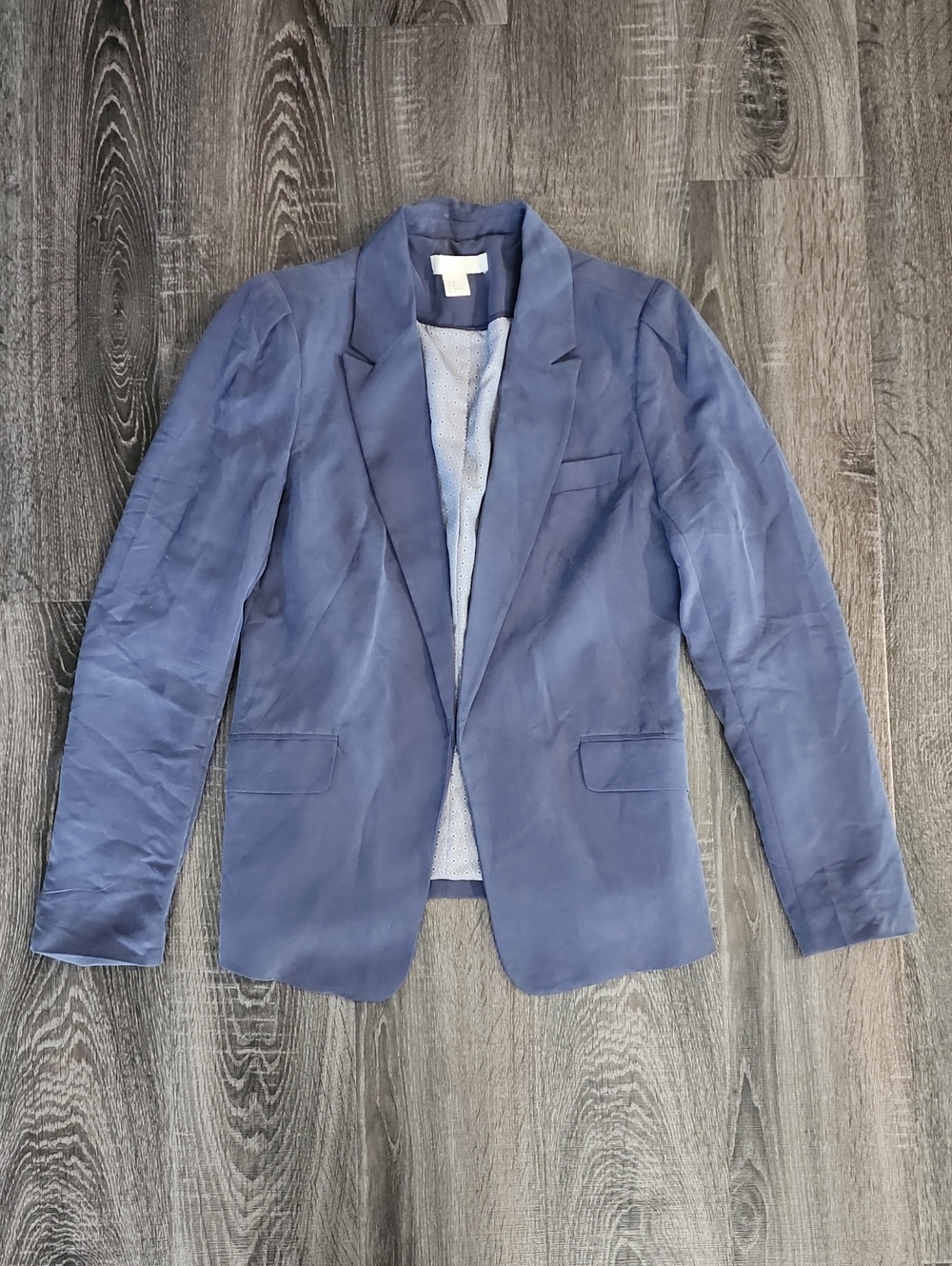 🌵 H&M Blue-Grey Fitted Jacket 🌵